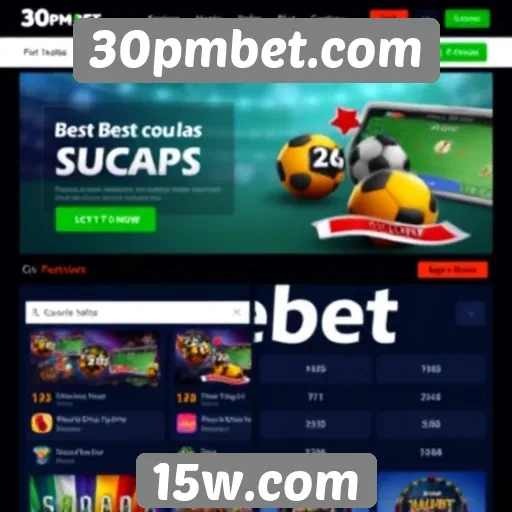 Acessibilidade e design do site 30pmbet